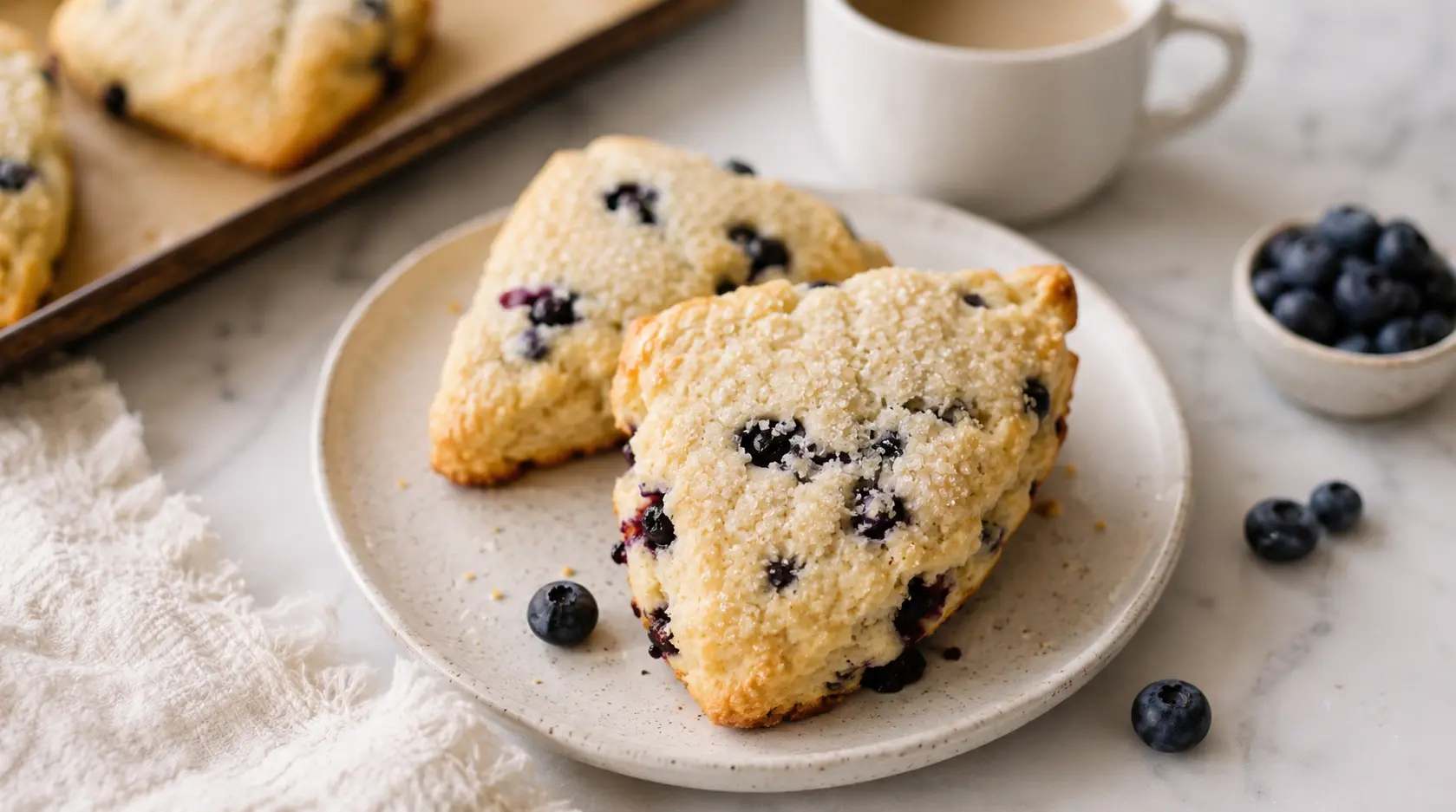 The Best Homemade Blueberry Scones You'll Ever Make