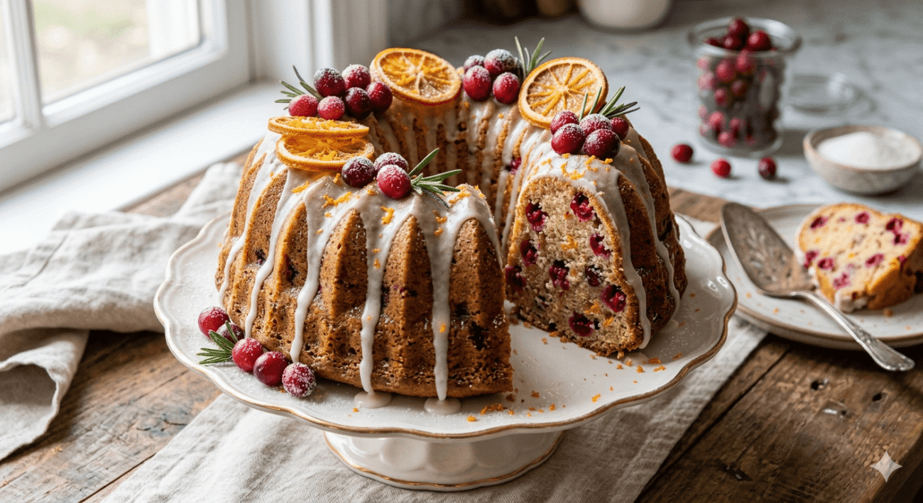 Cranberry Orange Bundt Cake