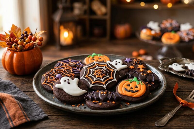 Halloween Chocolate Cookies