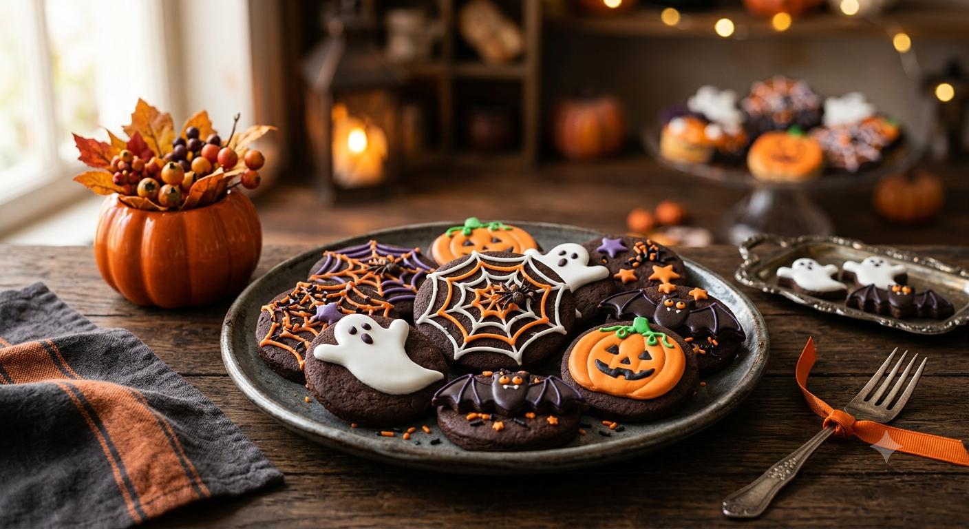 Halloween Chocolate Cookies